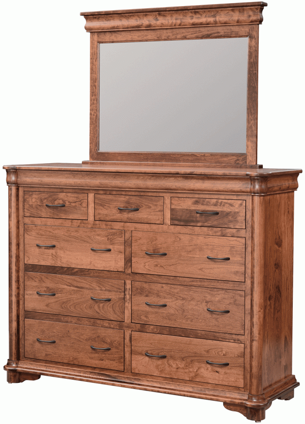 white long sleeve off the shoulder dress Amish Highland Ridge Tall Dresser with Mirror – AmishOutletStore
