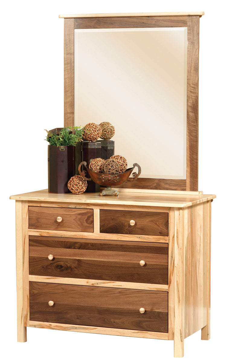Amish Cornwell Small Dresser with Mirror – AmishOutletStore