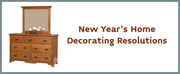 New Year's Home Decorating Resolutions