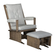 Amish Remi Glider with Ottoman