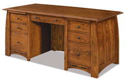 Amish Boulder Creek Curved Top Desk
