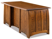 Amish Boulder Creek Curved Top Desk