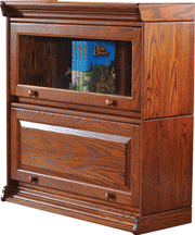 Amish Meadow Barrister 2 Piece Bookcase