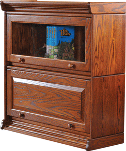 Amish Meadow Barrister 2 Piece Bookcase