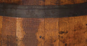Amish Legacy Barrel Pub Table in Rustic Q.S. White Oak