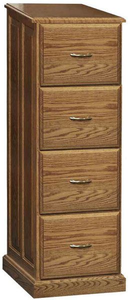 Amish Heirwood 4 Drawer File Cabinet