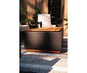 Amish Ironwood Rectangle Fire Table