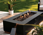 Amish Ironwood Rectangle Fire Table
