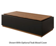 Amish Ironwood Rectangle Fire Table