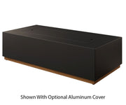 Amish Ironwood Rectangle Fire Table