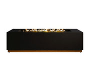 Amish Ironwood Rectangle Fire Table