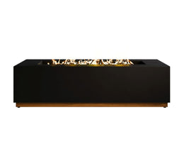 Amish Ironwood Rectangle Fire Table