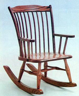 Amish Archback Rocker