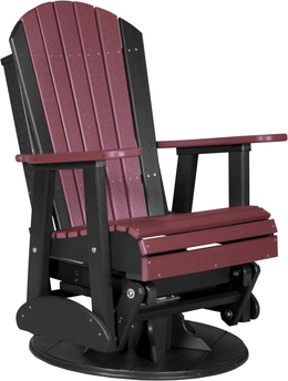 Tug Hill Adirondack Rocking Swivel Chair