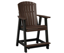 Amish Comfort Back Bar Chair