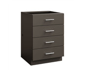 Bluestone Poly 4 Drawer Flat Panel Cabinet 24