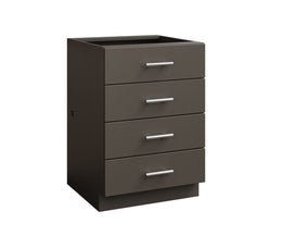Bluestone Poly 4 Drawer Flat Panel Cabinet 24