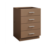 Bluestone Poly 4 Drawer Flat Panel Cabinet 24