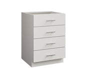 Bluestone Poly 4 Drawer Flat Panel Cabinet 24