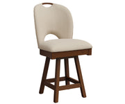 Amish Dove Swivel Barstool