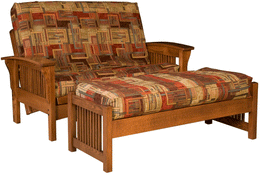 Amish Morris Loveseat Futon