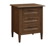 Amish Willow 3 Drawer Nightstand