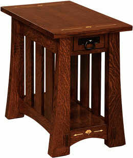 Amish Mesa Skinny End Table