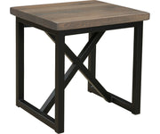 Amish Boat Wood End Table