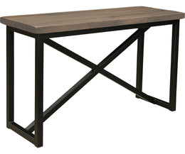 Amish Boat Wood Sofa Table