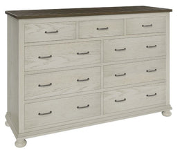 Amish Hickory Grove Tall Dresser with Mirror