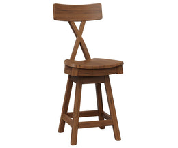 Amish Wren Swivel Barstool