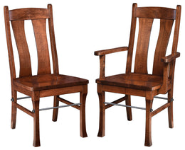 Amish Gateway Chair with Steel Rod