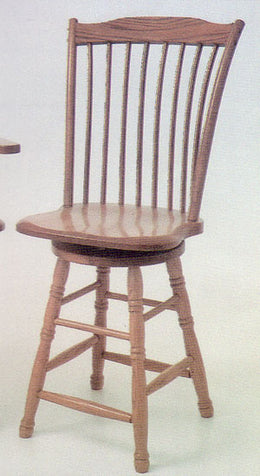 Amish Archback Swivel Barstool