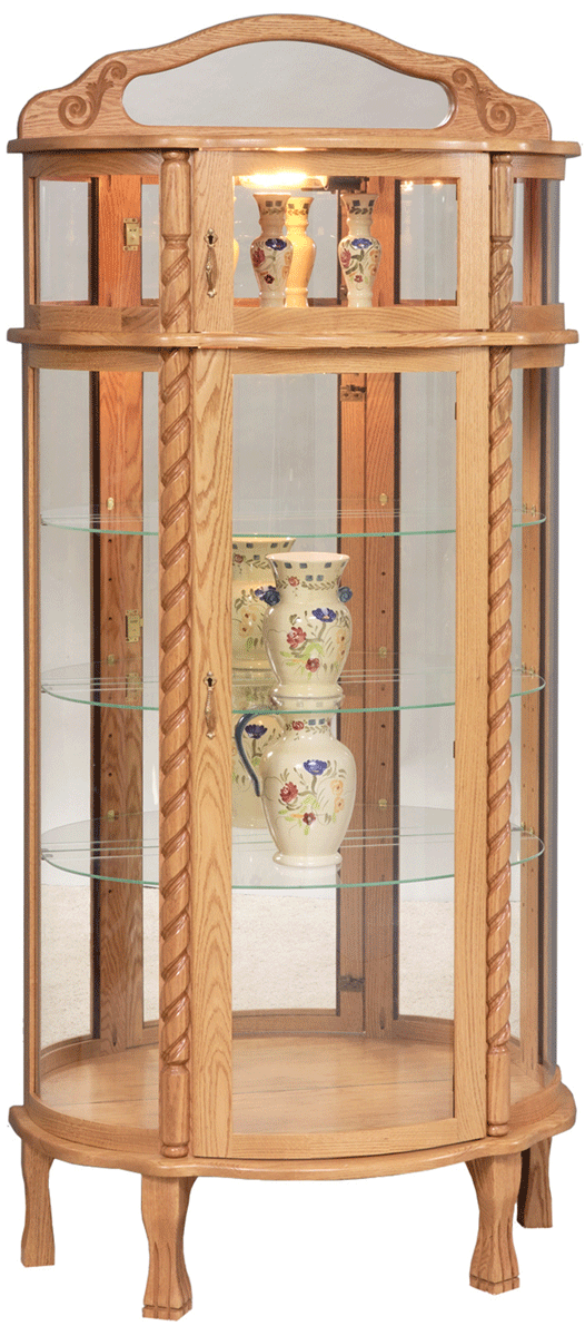 Amish Outlet Store Bonnet Top Curio