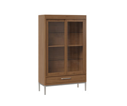 Amish Cora Rose Curio Display Case