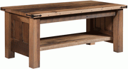 Amish Kimbolton Coffee Table in Reclaimed Barnwood