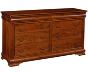 Amish Williams 8 Drawer Dresser with Mirror