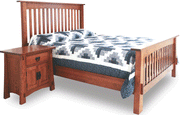 Amish Modesto Slat Bed