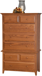 Amish English Shaker Chest on Chest