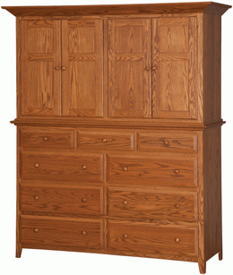 Amish English Shaker Mule Chest