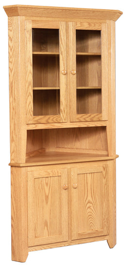 Amish Spring Valley Corner Hutch