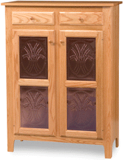 Amish Classic Pie Safe with Copper