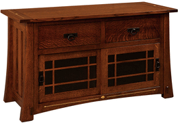 Amish Morgan TV Cabinet with Drawers