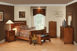 Amish Bridgeport Mission Bedroom Set