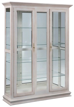 Amish Double Door Picture Frame Deluxe Curio