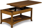 Amish Carlisle Open Lift-Top Coffee Table