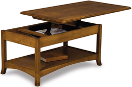 Amish Carlisle Open Lift-Top Coffee Table