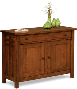 Amish Kascade Enclosed Sofa Table