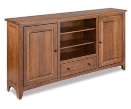 Amish Dover 2 Door Media Stand
