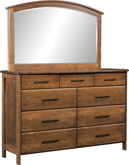 Amish Timbers Dresser with Mirror
